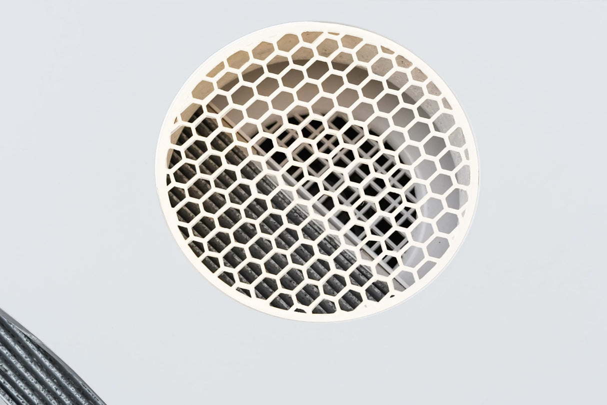 Honeycomb Design Vacuum Cleaner Vent Grill - White