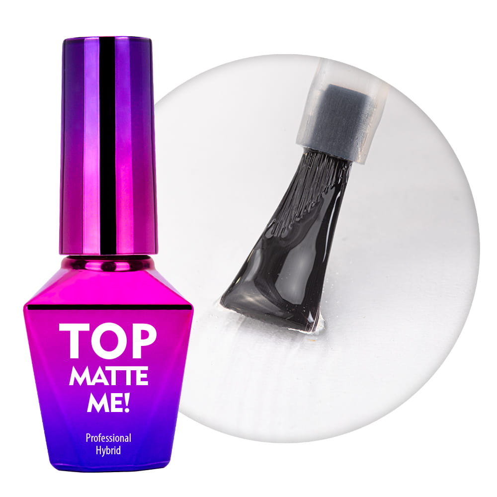 Top Coat Mate Sin Capa de Dispersión - MollyLac Matte Me 10g