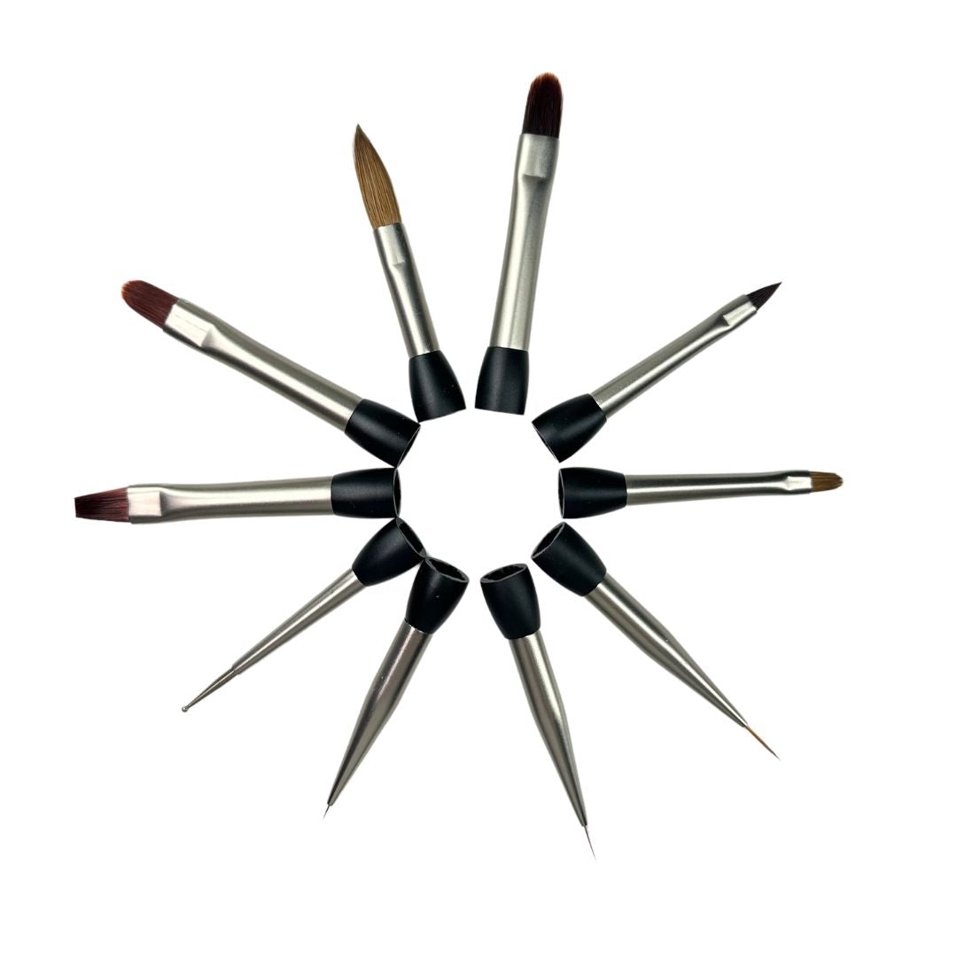 Punta de Pincel para Nail Art, Trazos Finos, Delineador - 4mm