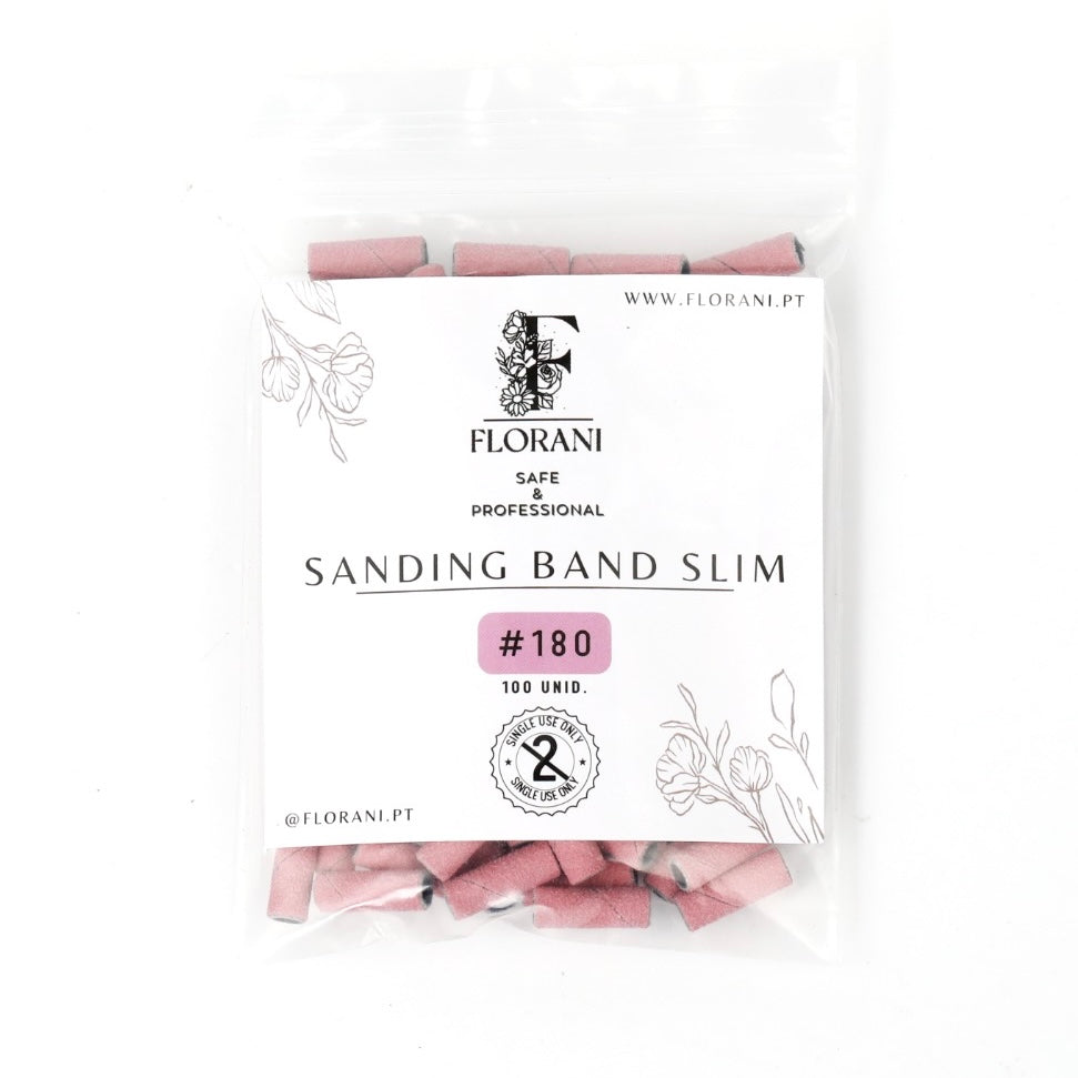 Disposable Sanding Band for Drill #180 - MINI Size 3mm - 100 units | Nail sanding refills | Nail sanding bands
