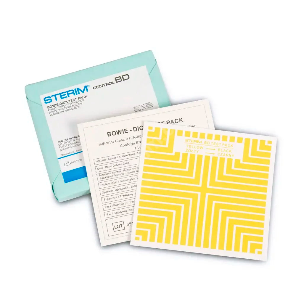 STERIM® Bowie & Dick Test Pack for Steam Sterilisation Control