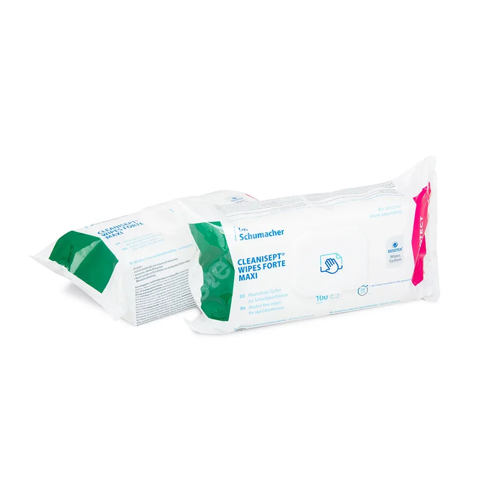 Cleanisept Wipes FORTE MAXI - Alcohol-Free Disinfectant Wipes for Surfaces
