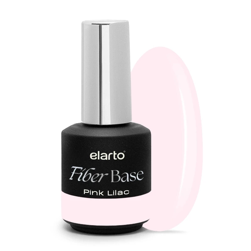 Elastic Fiber Base Pink Lilac 15ml - hybrid base with glass fibers