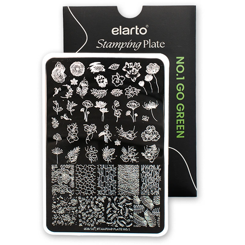 Placa de estampagem nº 1 Go Green