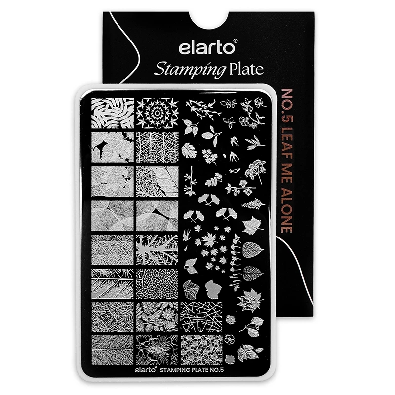 Placa de estampagem nº 5 - Leaf Me Alone