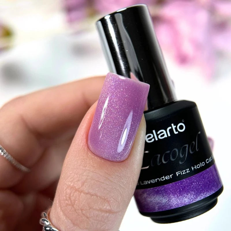 Gel Polish Lacogel Lavender Fizz Holo Cat Eye 903 - 7ml