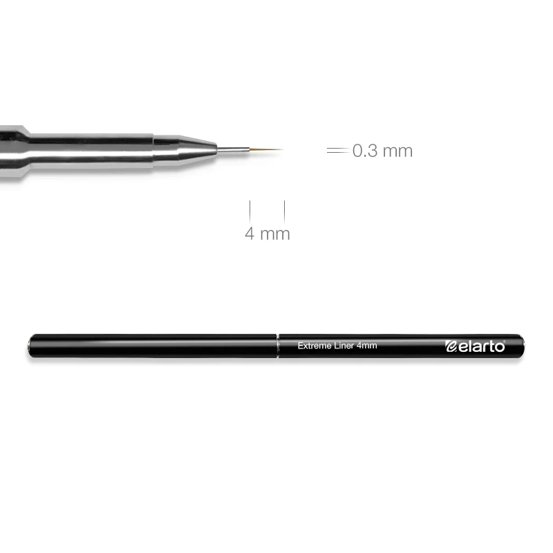 Pincel para Nail Art Extreme Liner 4mm (Preto)