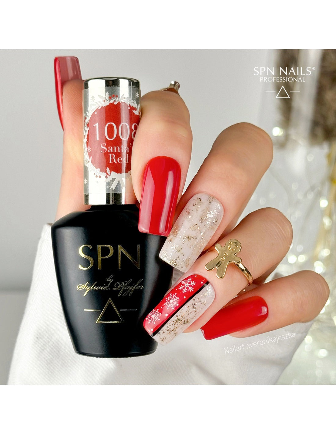 1008 Santa's Red UV LaQ 8ml