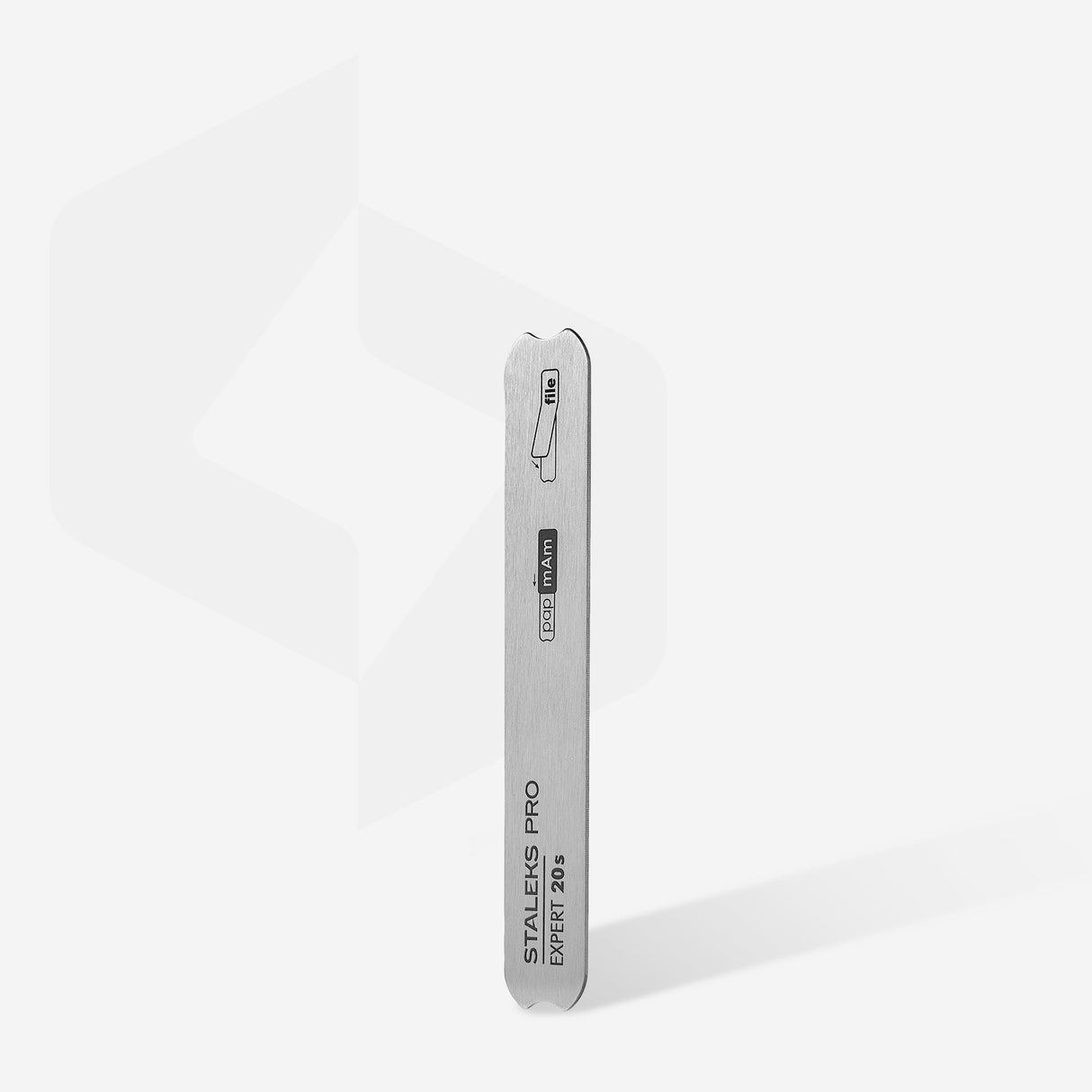 Straight metal base for EXPERT 20s nail file (130 mm)