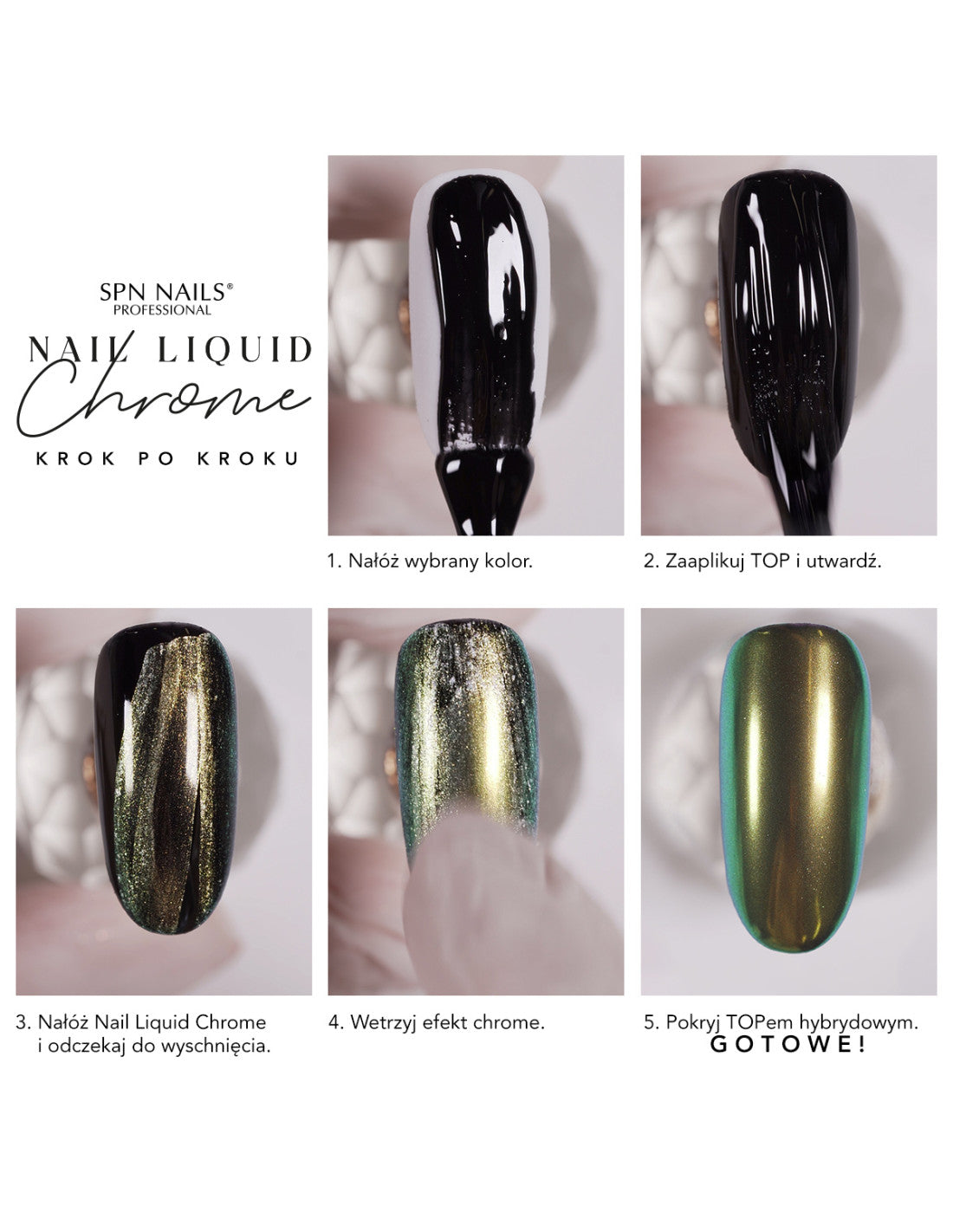 Nail Liquid Chrome Sunset 8ml