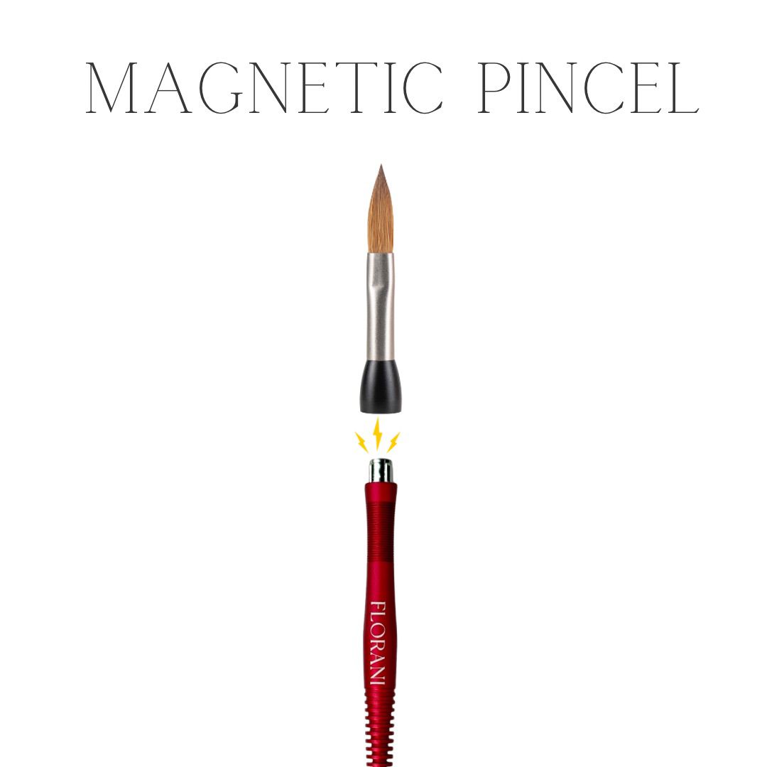Multifunctional Magnetic Nail Brush Handle