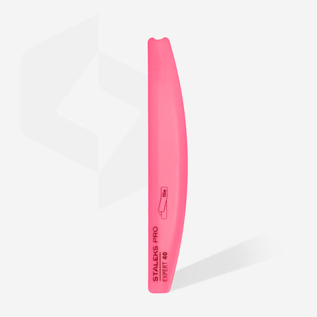 Base plástica de media luna convexa para lima de uñas EXPERT 40
