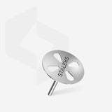 Disco de pedicure alongado PODODISC L EXPERT e conjunto de limas descartáveis grão 180 5 peças (25 mm)