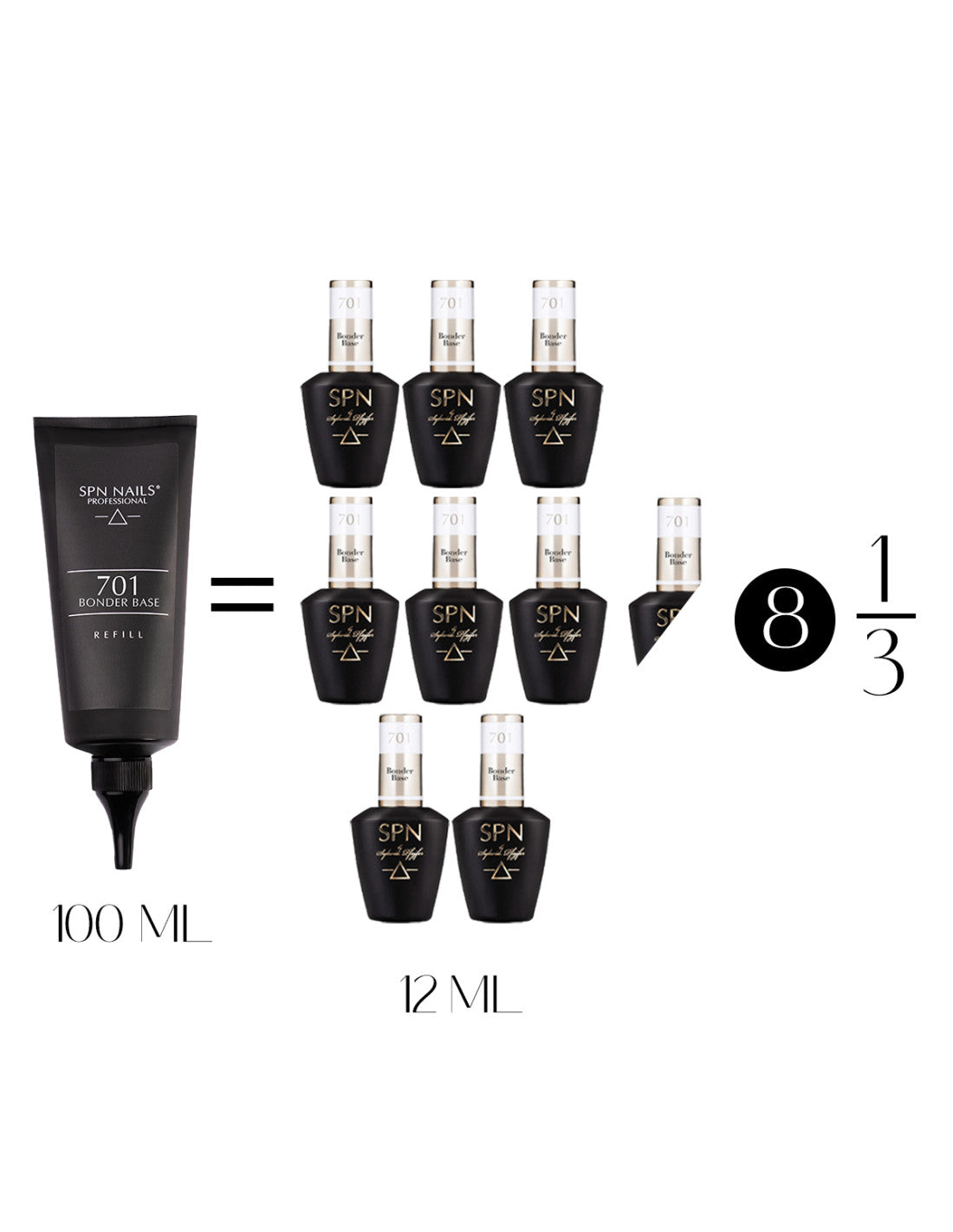 701 Bonder Base UV LaQ - Recambio 100ml