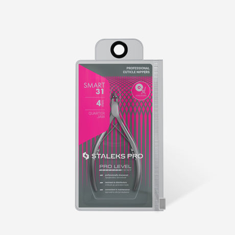Alicate profesional para cutículas SMART 31 4mm Staleks Pro