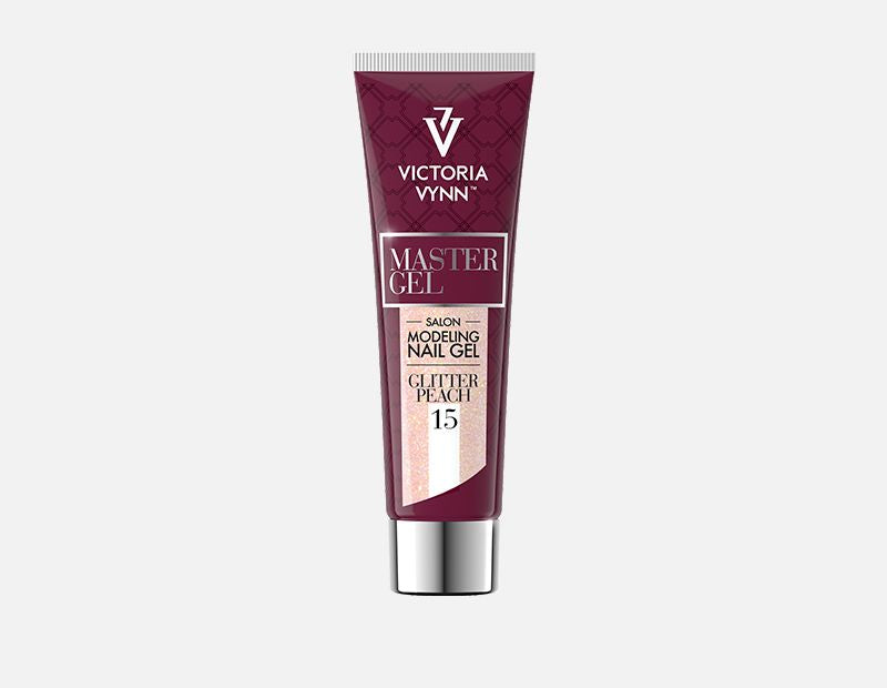 Master Gel 15 Glitter Peach - Victoria Vynn 60g
