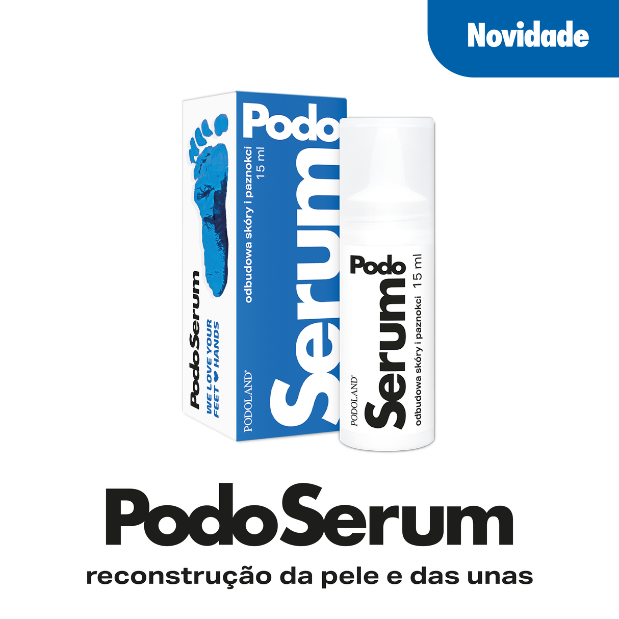 PodoSerum reconstrucción de la piel y las uñas 15ml