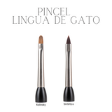 Punta de Pincel Nail Art Lengua de Gato Kolinsky - N.º 4