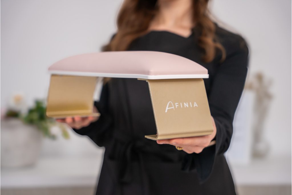 Apoyo de mano Afinia Comfort - Rosa