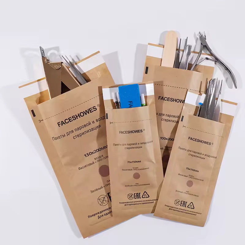 Sacos Kraft para Esterilização a Seco – 75x150mm – 100 unid.