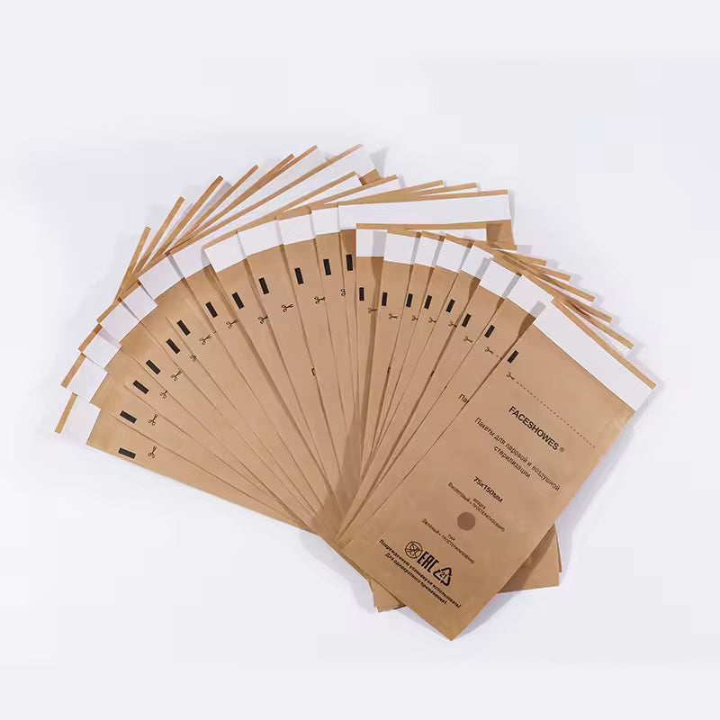 Sacos Kraft para Esterilização a Seco – 75x150mm – 100 unid.