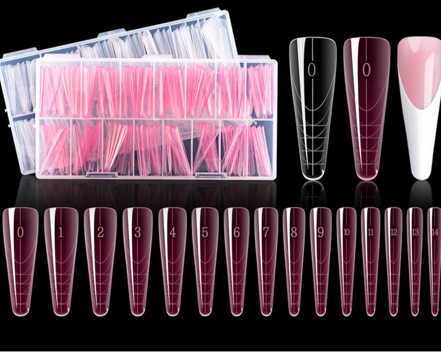 Moldes F1 Dual Form Francesa con Bordes - 150 Unid