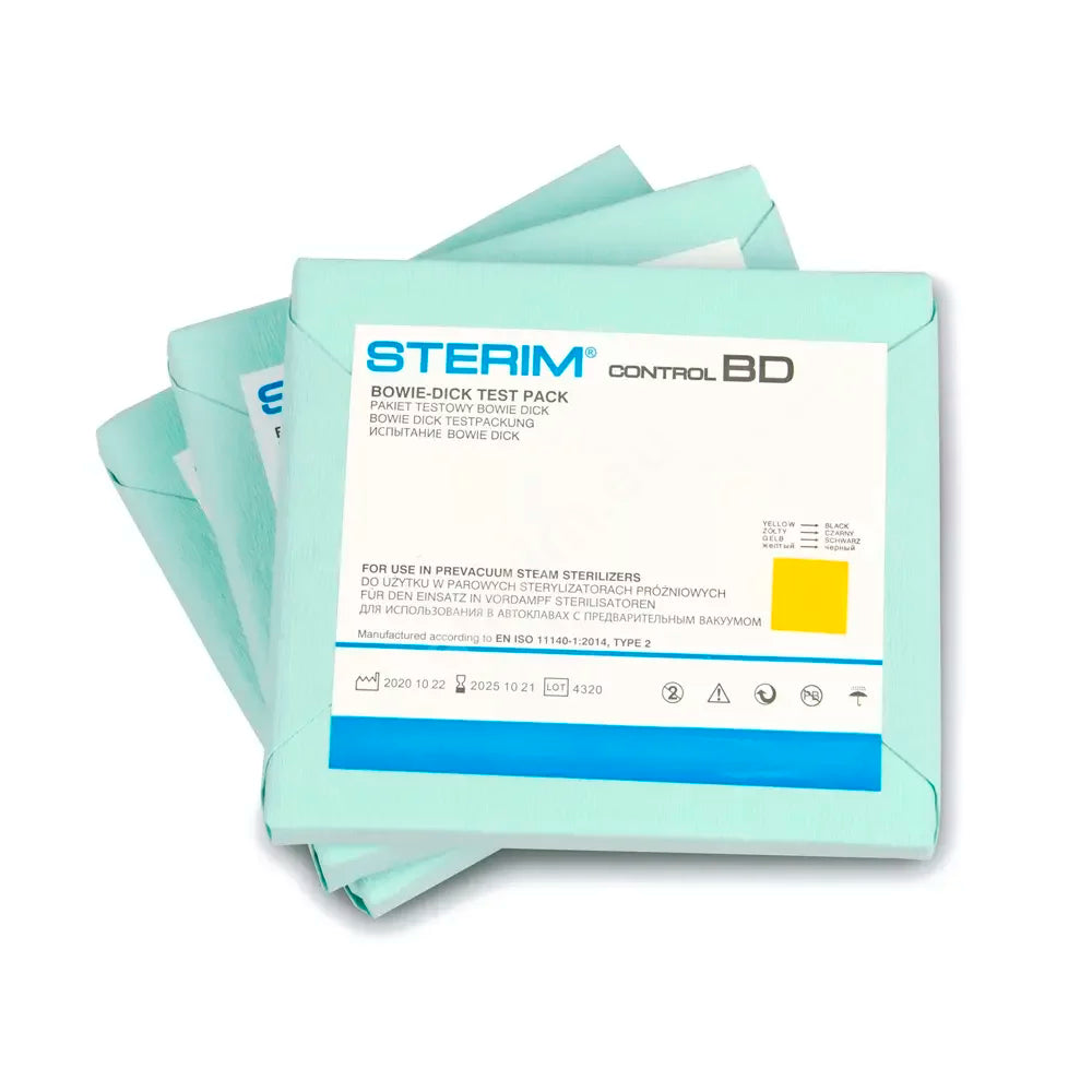 STERIM® Bowie & Dick Test Pack for Steam Sterilisation Control