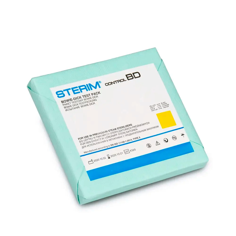 STERIM® Bowie & Dick Test Pack for Steam Sterilisation Control