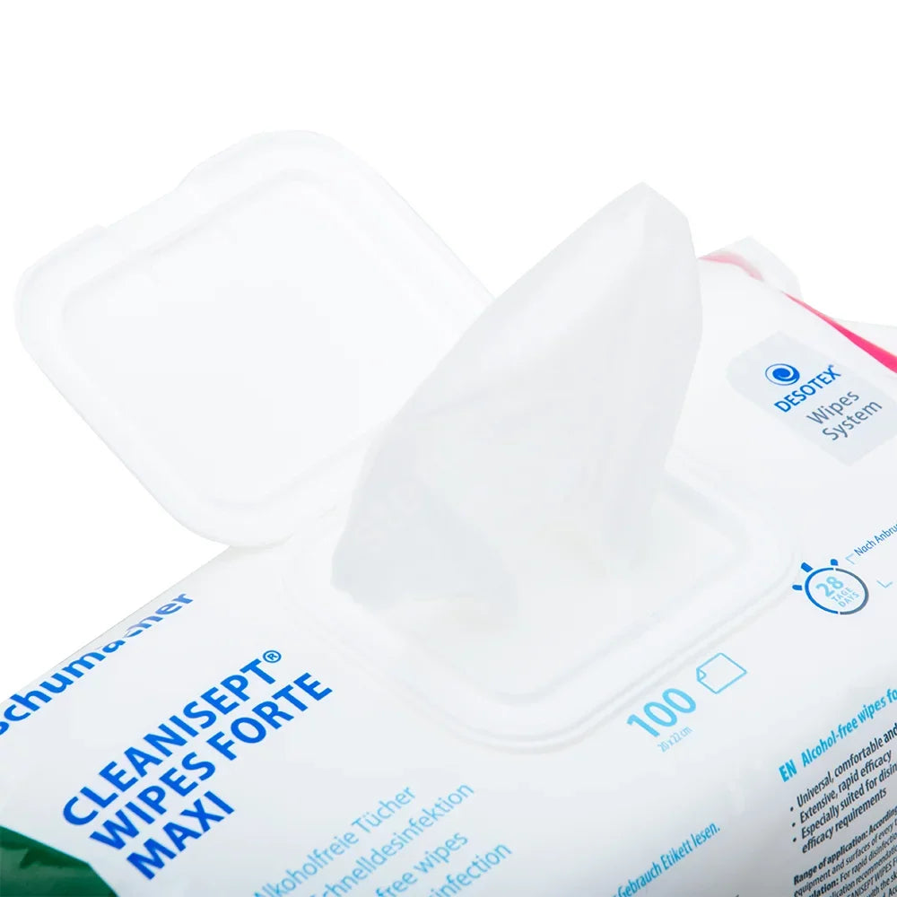 Cleanisept Wipes FORTE MAXI - Alcohol-Free Disinfectant Wipes for Surfaces