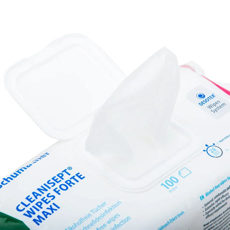 Cleanisept Wipes FORTE MAXI - Alcohol-Free Disinfectant Wipes for Surfaces