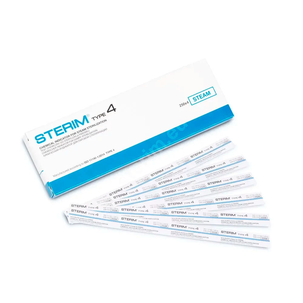 STERIM® Pruebas Químicas Tipo 4 para Control de Esterilización a Vapor - 1000 ud.