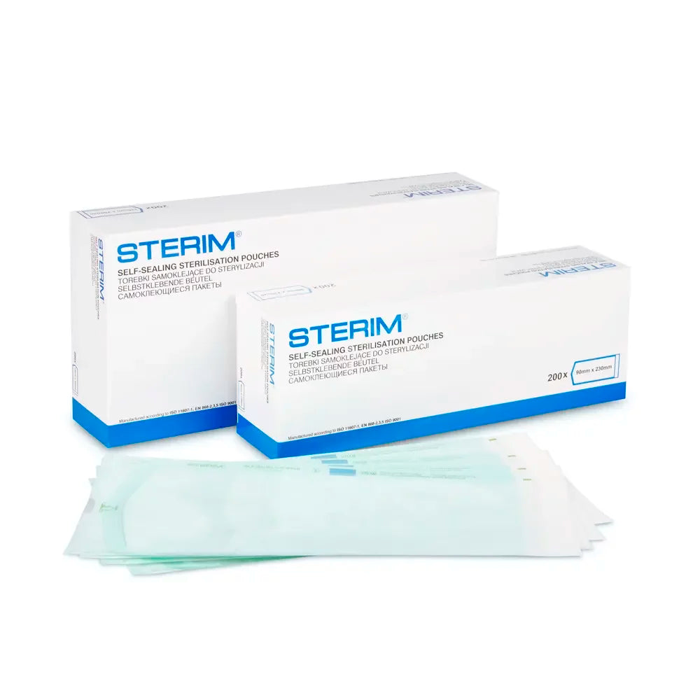 STERIM® Sterilisation Pouches Paper + Film – Self-sealing, 200 pcs. 60x100mm