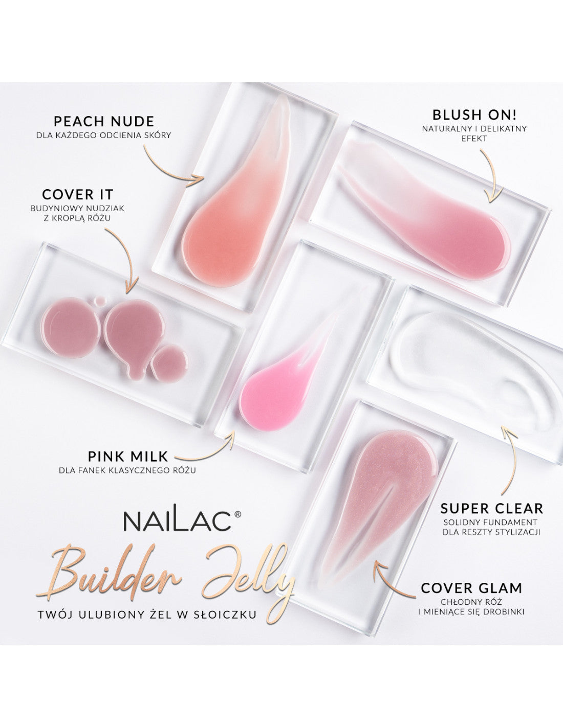 Gel constructor Jelly Super Clear NaiLac 50g