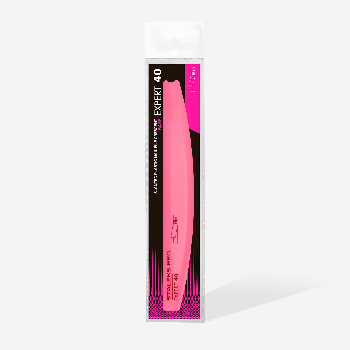 Half-Moon Convex Plastic Base for Nail File EXPERT 40