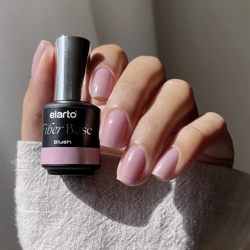 Elastic Fiber Base Blush 15ml - hybrid base with fiberglass