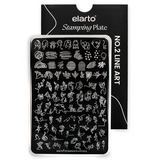 Placa de estampagem nº 2 Line Art