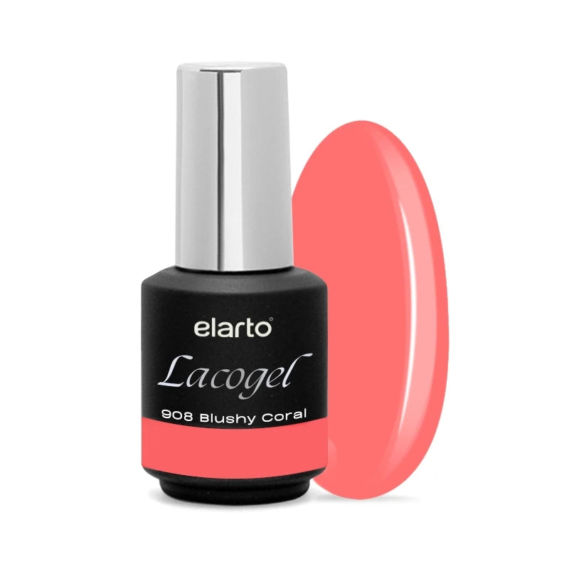 Lacogel Blushy Coral Gel Polish 908 - 7ml
