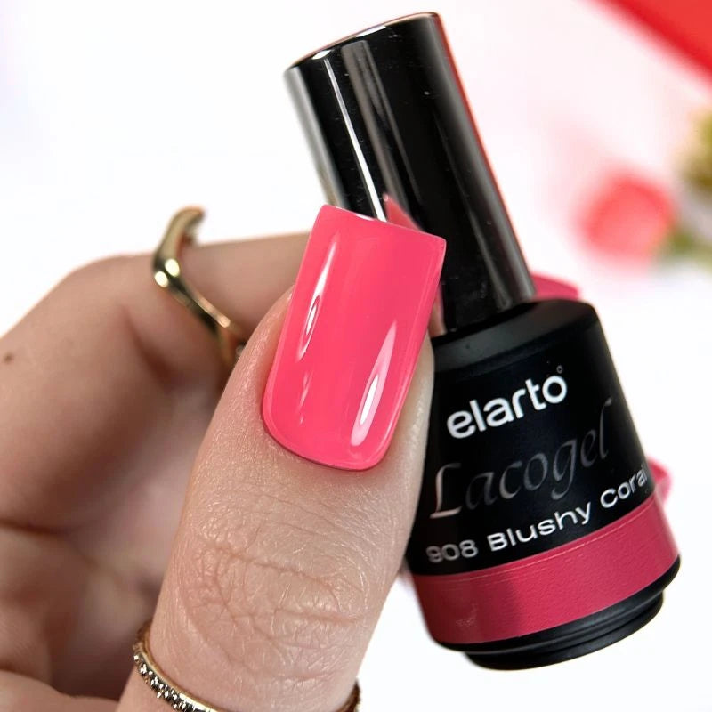 Lacogel Blushy Coral Gel Polish 908 - 7ml