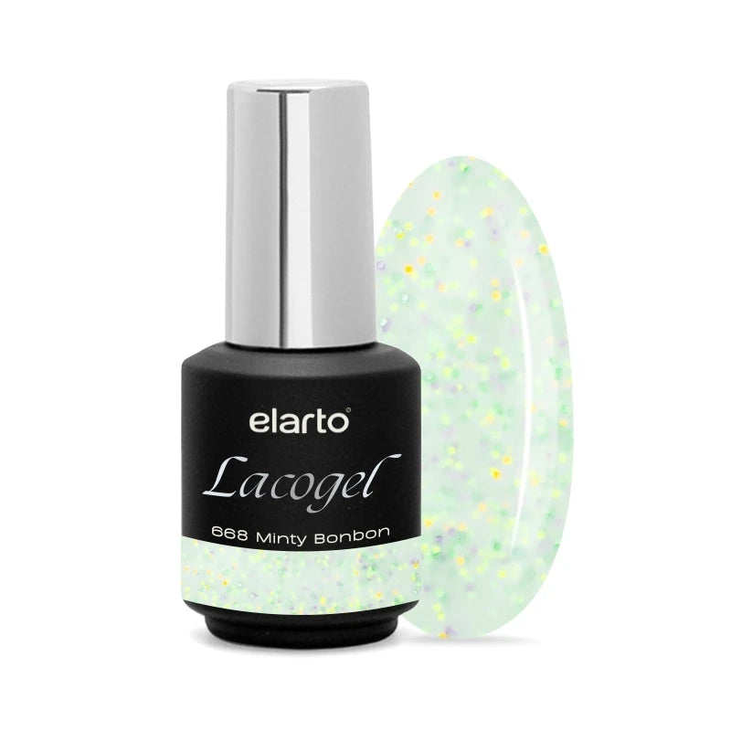 Gel Nail Polish Lacogel Minty Bonbon 668 - 7ml