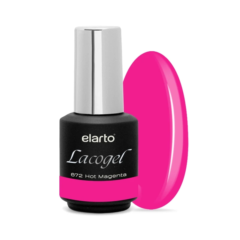 Esmalte Semipermanente Lacogel Hot Magenta 672 - 7ml