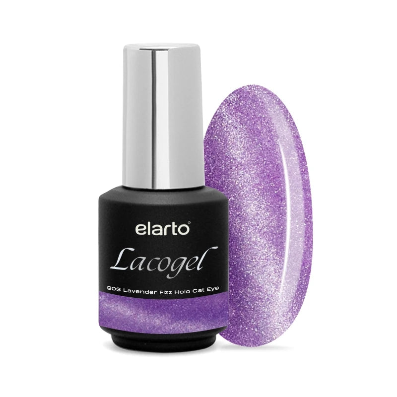 Gel Polish Lacogel Lavender Fizz Holo Cat Eye 903 - 7ml