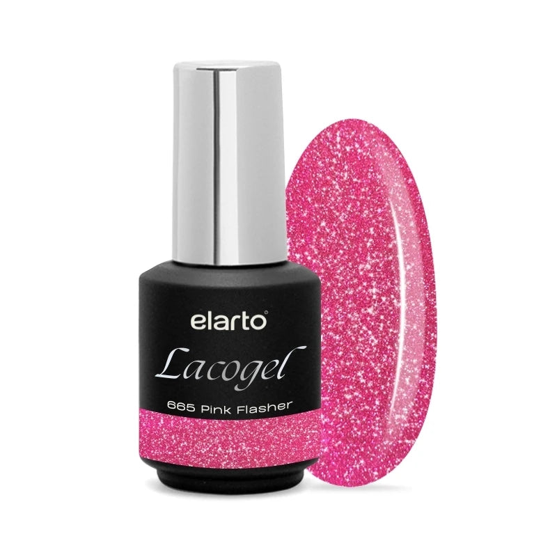 Lacogel Pink Flasher Gel Polish 665 - 7ml