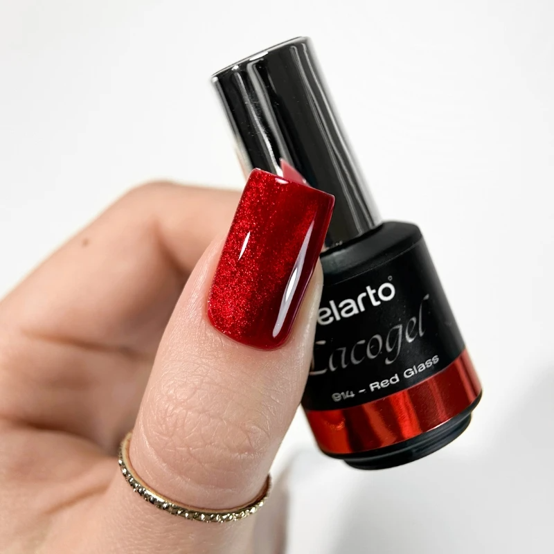 Gel Polish Lacogel 914 Red Glass - 7ml