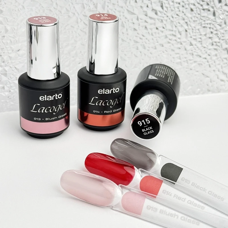 Gel Polish Lacogel 914 Red Glass - 7ml