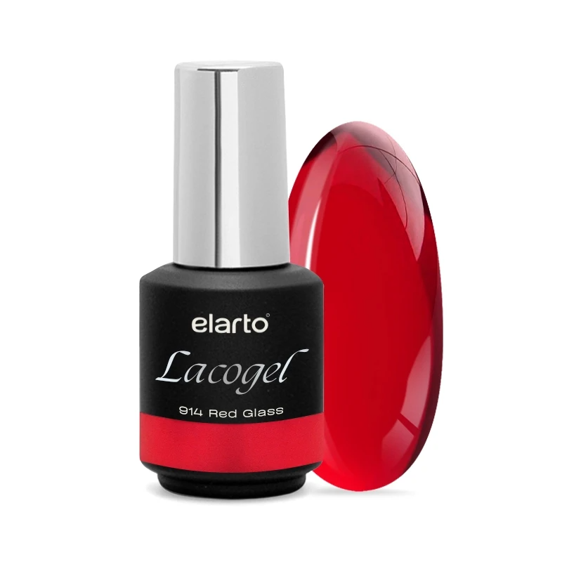 Gel Polish Lacogel 914 Red Glass - 7ml