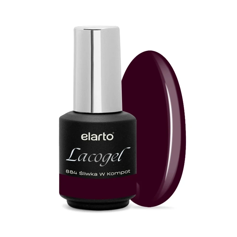 Barniz Semipermanente Lacogel 884 Ciruela en Almíbar - 7ml