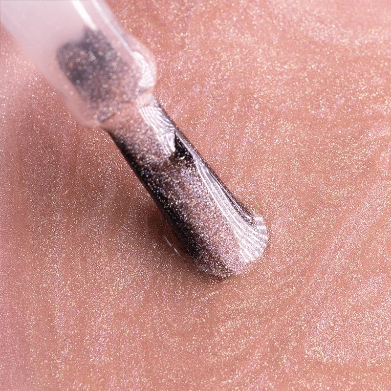 Gel Polish Lacogel Smoky Peach Holo Cat Eye No. 909 - 7ml