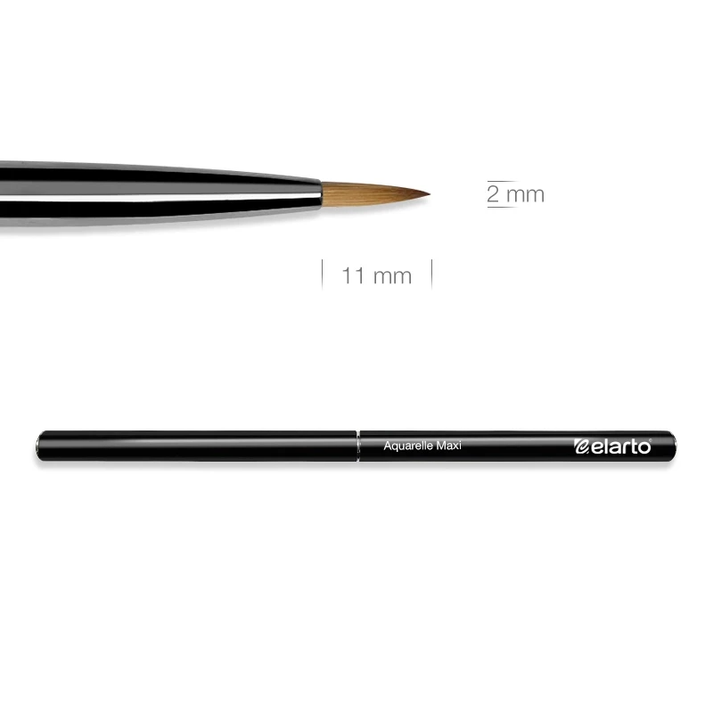 Pincel para Nail Art Aquarelle Maxi (Preto)