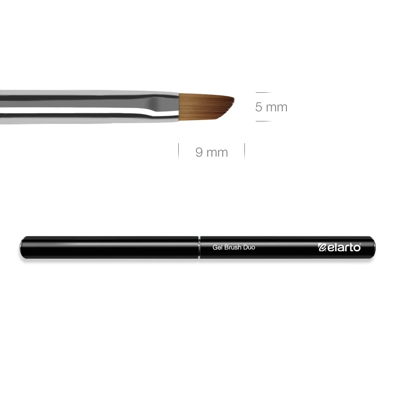 Pincel de Gel Duo (Preto)