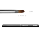 Pincel de Gel Oval Mini (Preto)